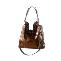 Tasche Tote aus metalic Leder